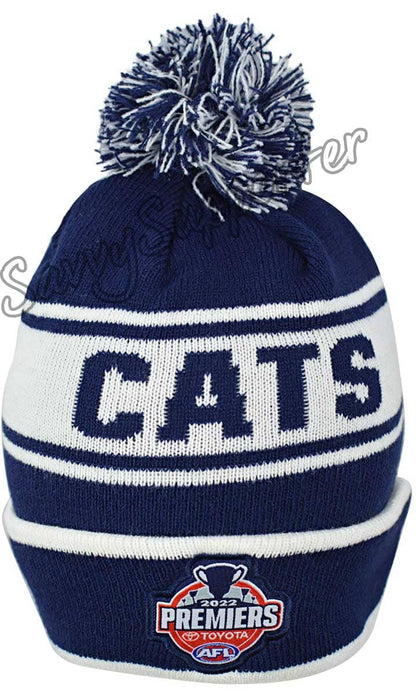 Geelong Cats 2022 AFL Premiers Beanie