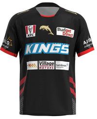 Redcliffe Dolphins 2023 NRL Mens Black Training Jersey