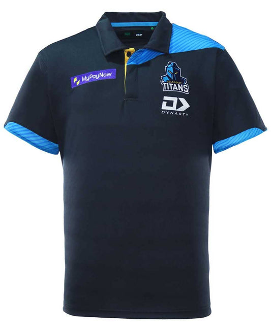 Gold Coast Titans 2023 NRL Mens Alternate Media Polo Shirt