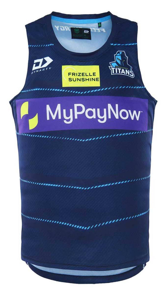 Gold Coast Titans 2023 NRL Mens Alternate Training Singlet