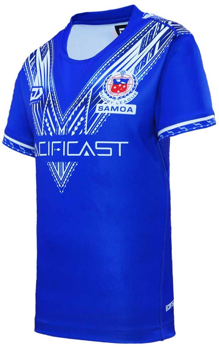 Toa Samoa 2024 Rugby League Kids On Field Jersey