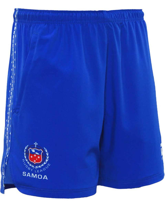 Toa Samoa 2024 Rugby League Royal Mens Gym Shorts