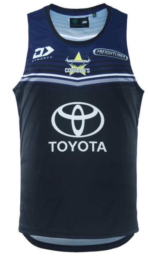 North Queensland Cowboys 2023 NRL Mens Alternate Training Singlet
