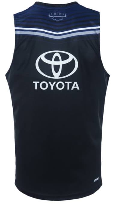 North Queensland Cowboys 2023 NRL Mens Alternate Training Singlet