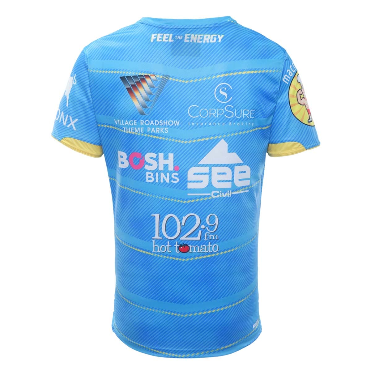 Gold Coast Titans 2023 NRL Mens Cyan Training Shirt