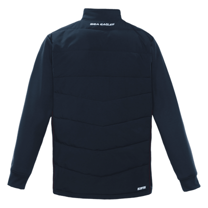 Manly Sea Eagles 2023 NRL Mens Charcoal Hybrid Jacket