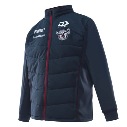 Manly Sea Eagles 2023 NRL Mens Charcoal Hybrid Jacket