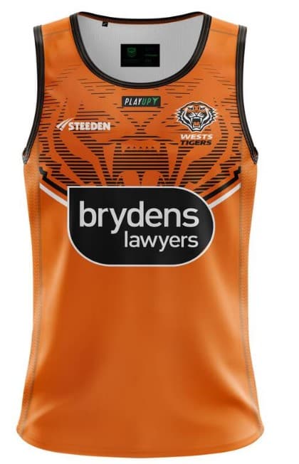 Wests Tigers NRL Mens Training Singlet
