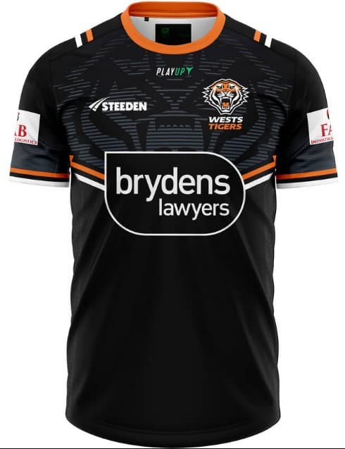 Wests Tigers NRL Mens Training Shirt