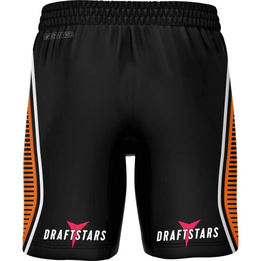 Wests Tigers NRL Mens Gym Training Shorts