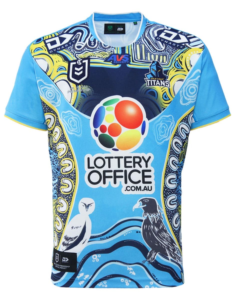 Gold Coast Titans 2024 NRL Mens Indigenous Jersey