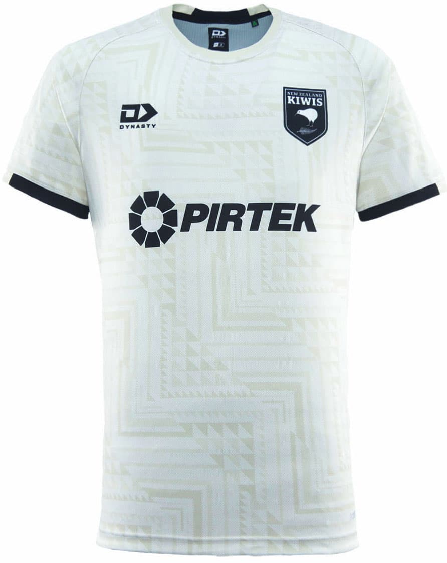 New Zealand Kiwis 2025 NRL Mens White Training Shirt