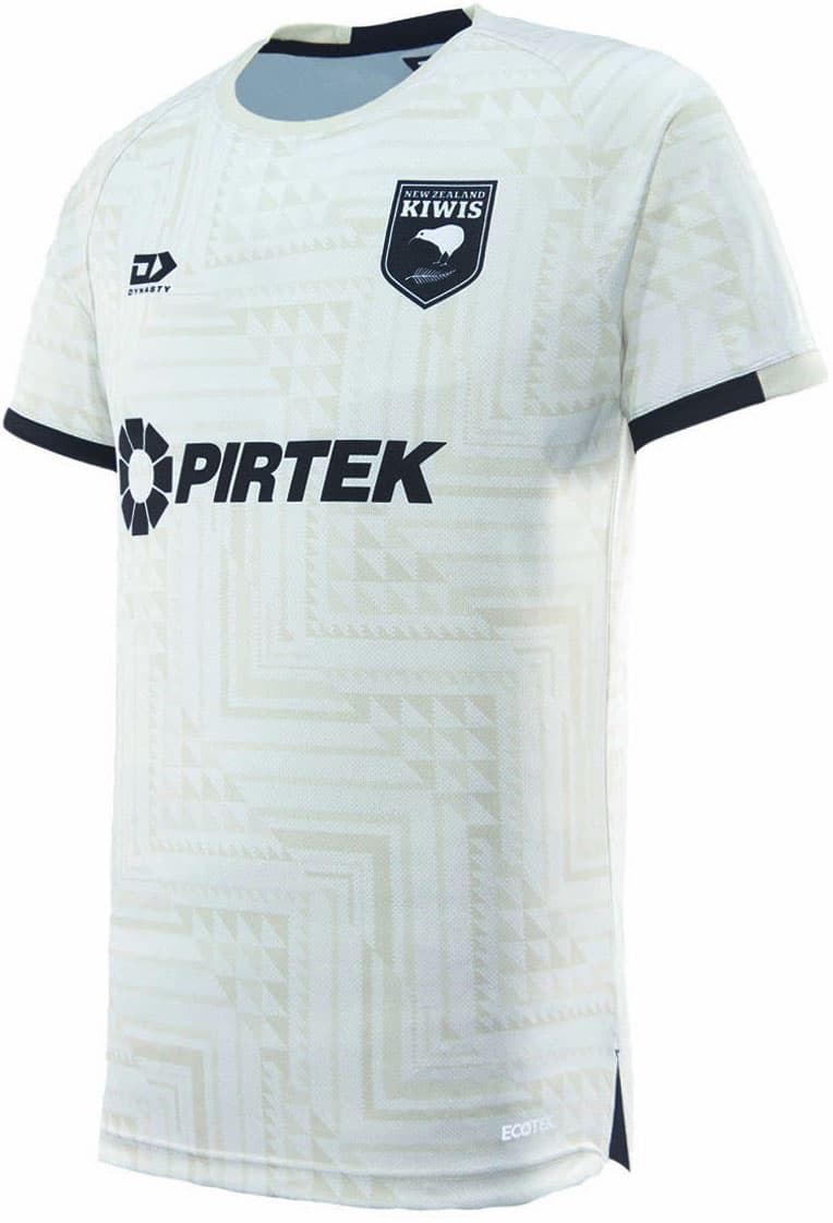 New Zealand Kiwis 2025 NRL Mens White Training Shirt