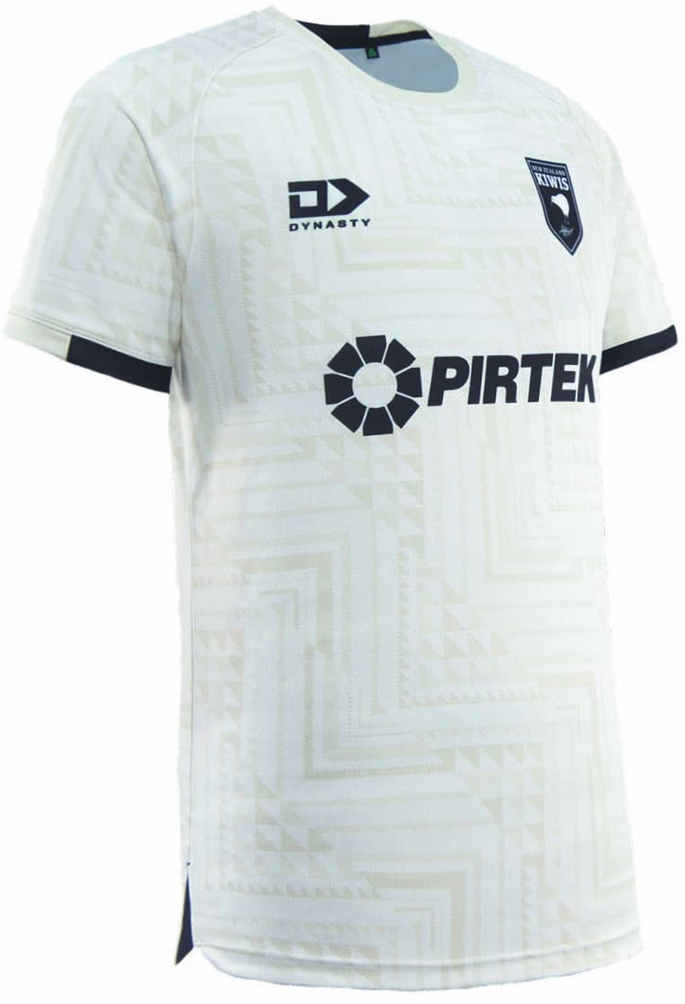 New Zealand Kiwis 2025 NRL Mens White Training Shirt