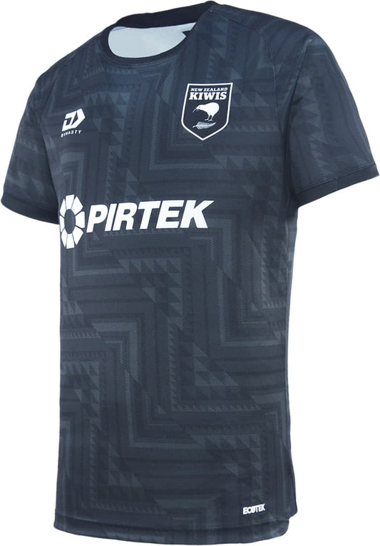 New Zealand Kiwis 2025 NRL Mens Black Training Shirt