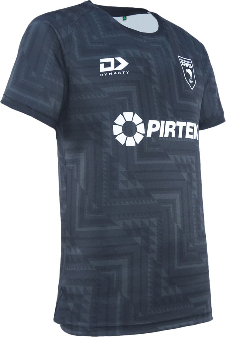 New Zealand Kiwis 2025 NRL Mens Black Training Shirt
