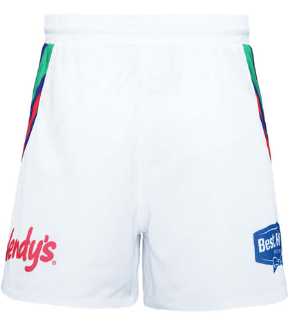 New Zealand Warriors 2024 NRL Mens Players White Away Shorts