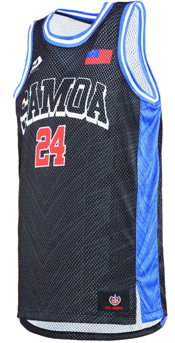 Toa Samoa 2025 RL Mens Basketball Singlet
