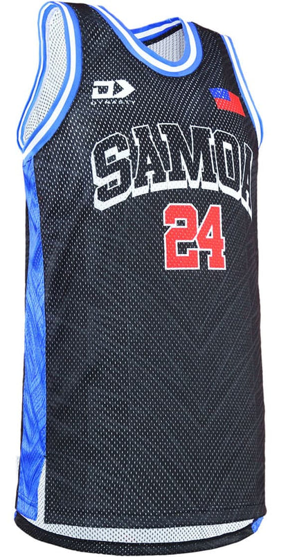 Toa Samoa 2025 RL Mens Basketball Singlet