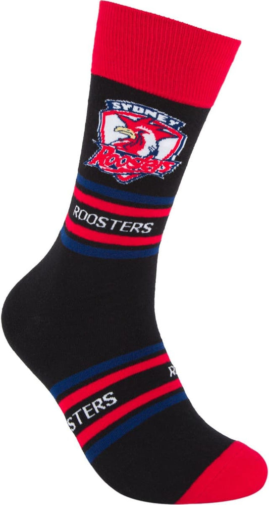 Sydney Roosters NRL Stripe Organic Cotton Socks