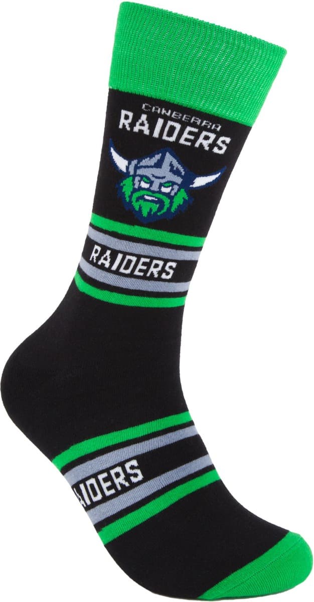 Canberra Raiders NRL Stripe Organic Cotton Socks