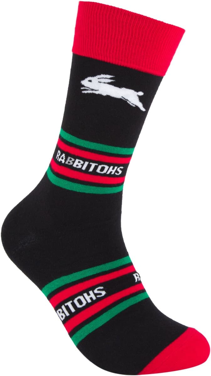 South Sydney Rabbitohs NRL Stripe Organic Cotton Socks