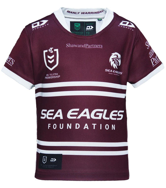 Manly Sea Eagles 2024 NRL Toddler Home Jersey