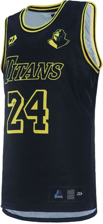 Gold Coast Titans 2024 NRL Mens Basketball Singlet