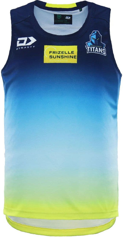 Gold Coast Titans 2024 NRL Mens Coaches Singlet