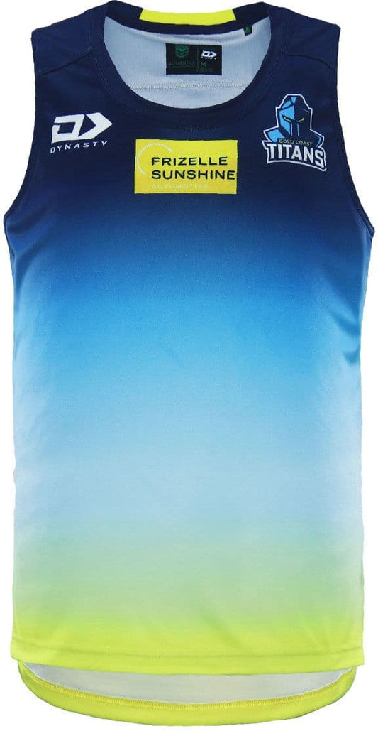 Gold Coast Titans 2024 NRL Mens Coaches Singlet