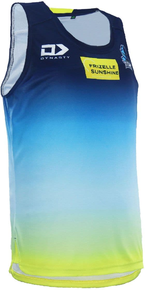 Gold Coast Titans 2024 NRL Mens Coaches Singlet