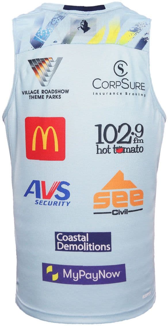 Gold Coast Titans 2024 NRL Mens Light Training Singlet