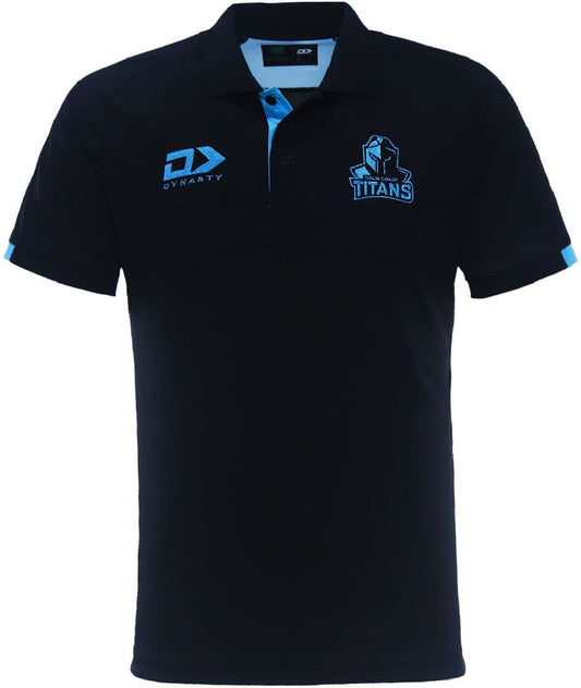 Gold Coast Titans 2024 NRL Mens Travel Polo Shirt