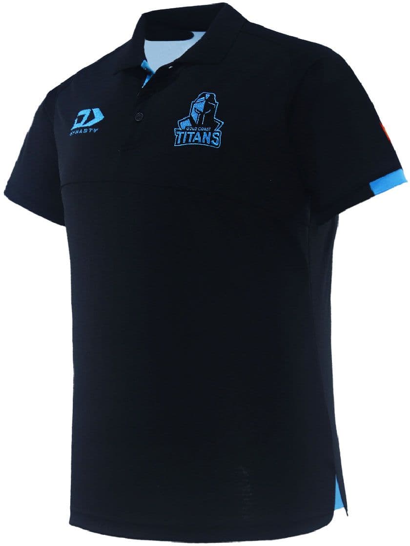 Gold Coast Titans 2024 NRL Mens Travel Polo Shirt