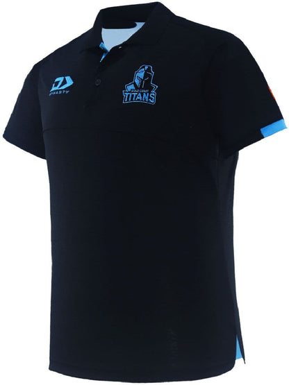 Gold Coast Titans 2024 NRL Mens Travel Polo Shirt