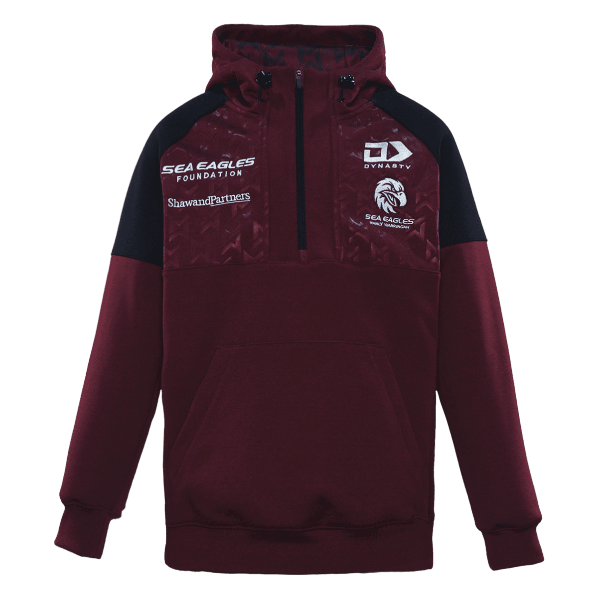 Manly Sea Eagles 2024 NRL Kids Qtr Zip Hoodie