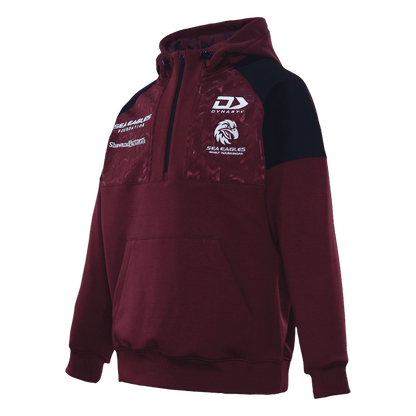 Manly Sea Eagles 2024 NRL Kids Qtr Zip Hoodie