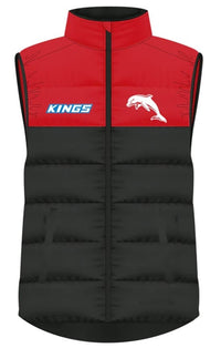 Redcliffe Dolphins 2024 NRL Mens Puffer Vest