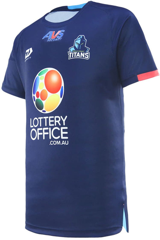 Gold Coast Titans 2025 NRL Mens Coaches Training Shirt