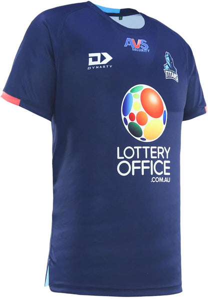 Gold Coast Titans 2025 NRL Mens Coaches Training Shirt