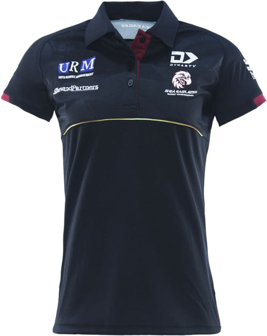 Manly Sea Eagles 2025 NRL Ladies Media Polo Shirt