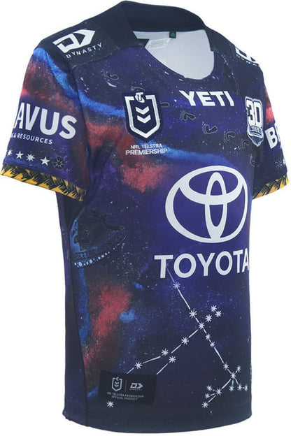North Queensland Cowboys 2025 NRL Kids Indigenous Jersey