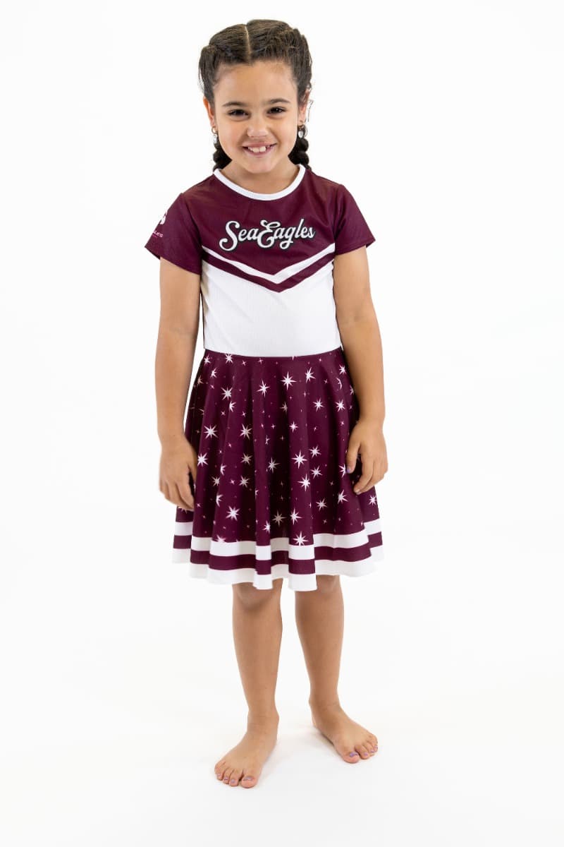 Manly Sea Eagles 2025 NRL Girls NRL Superstar Dress