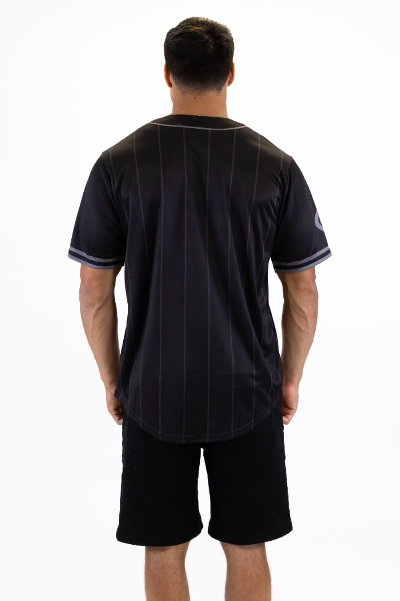 Carlton Blues 2025 AFL Mens Blackout Baseball Shirt