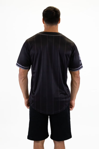 GWS Giants 2025 AFL Mens Blackout Baseball Shirt