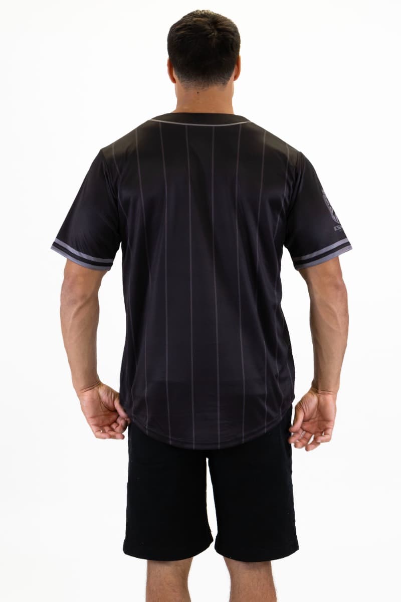 Richmond Tigers 2025 AFL Mens Blackout Baseball Shirt