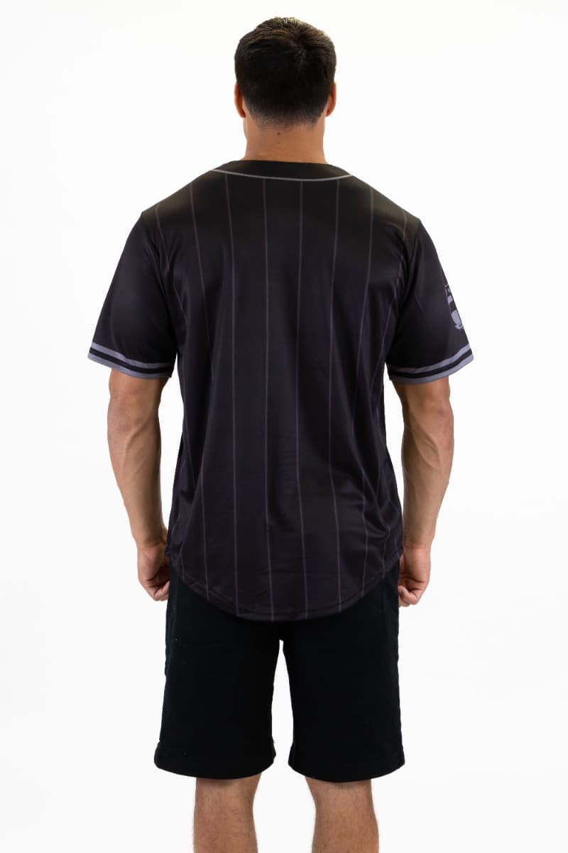 St Kilda Saints 2025 AFL Mens Blackout Baseball Shirt