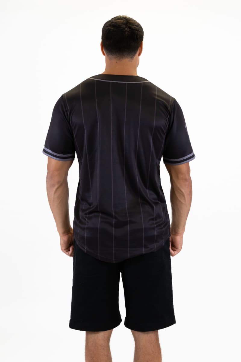 Sydney Swans 2025 AFL Mens Blackout Baseball Shirt
