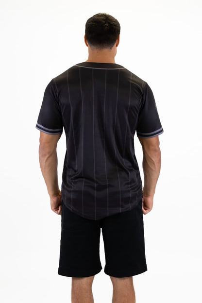 Sydney Swans 2025 AFL Mens Blackout Baseball Shirt