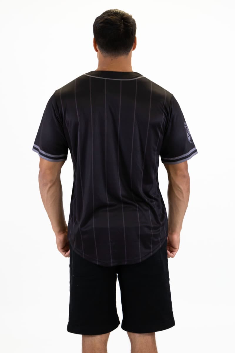 Western Bulldogs 2025 AFL Mens Blackout Baseball Shirt